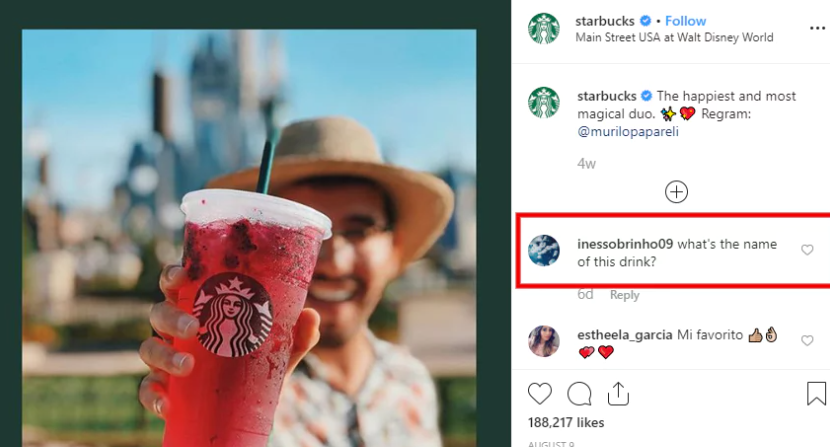 Even popular brands like Starbucks do it: Repost user-generated content.